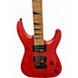 Used Jackson JS24 DKAM Dinky Archtop Satin Red Solid Body Electric Guitar