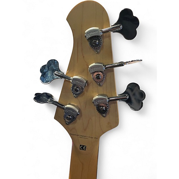 Used Lakland 55-02 Skyline Series 5 String Natural Electric Bass Guitar