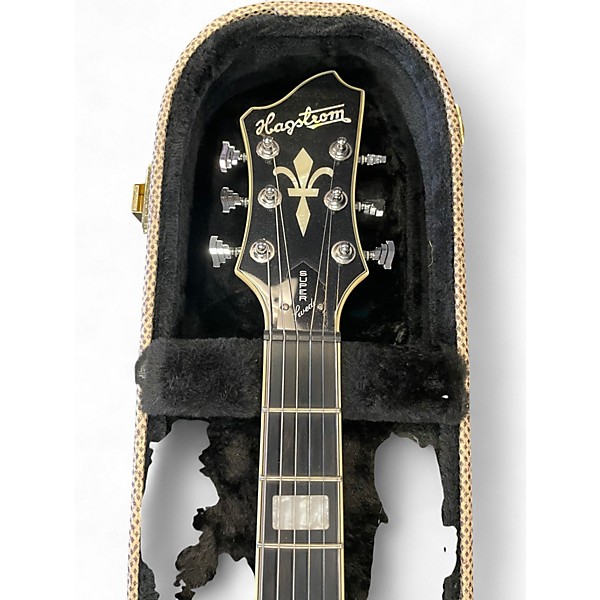 Used Hagstrom Super Swede Sunburst Solid Body Electric Guitar