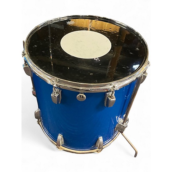 Vintage 1976 Ludwig 4 Piece Classic Big Beat Blue Drum Kit