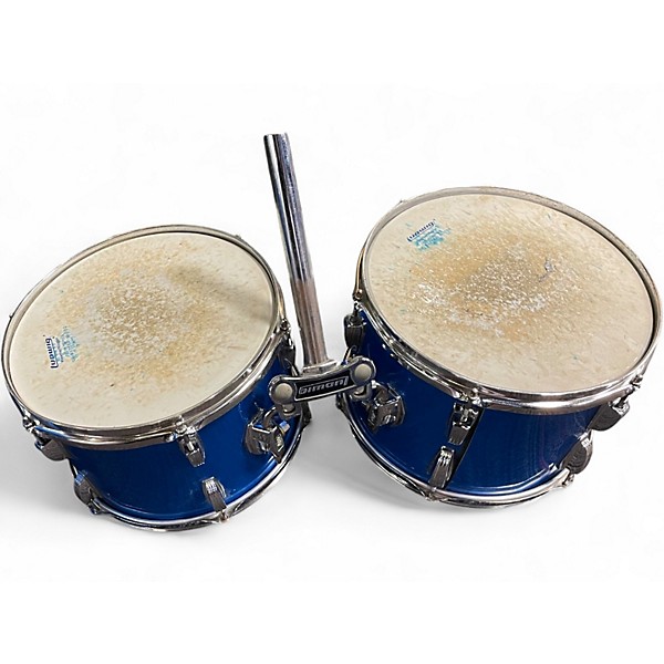 Vintage 1976 Ludwig 4 Piece Classic Big Beat Blue Drum Kit