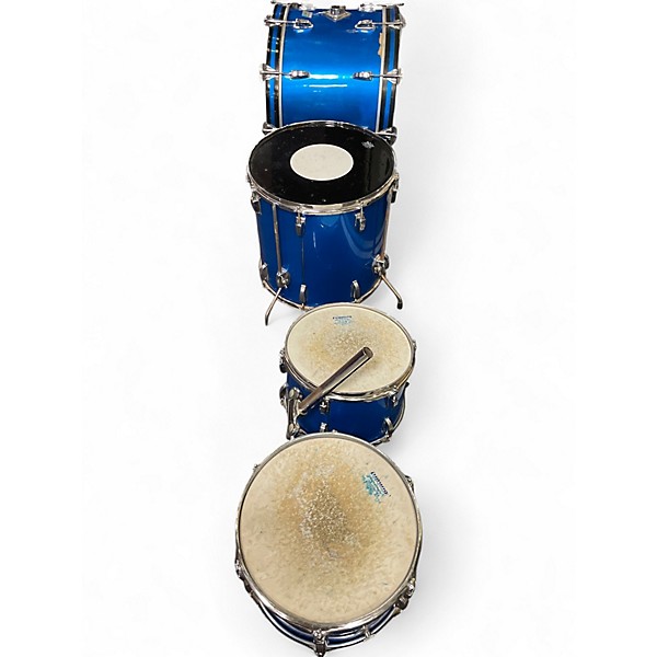 Vintage 1976 Ludwig 4 Piece Classic Big Beat Blue Drum Kit