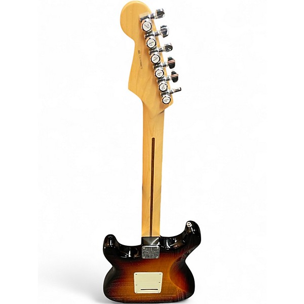 Used Fender American Professional Standard Stratocaster HSS 3 Tone Sunburst Solid Body Electric Guitar