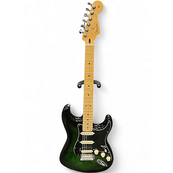 Used Fender Player Plus Stratocaster Plus Top HSS green burst Solid Body Electric Guitar