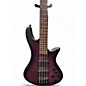 Used Schecter Guitar Research STILETTO STUDIO Trans Purple Electric Bass Guitar