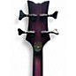 Used Schecter Guitar Research STILETTO STUDIO Trans Purple Electric Bass Guitar