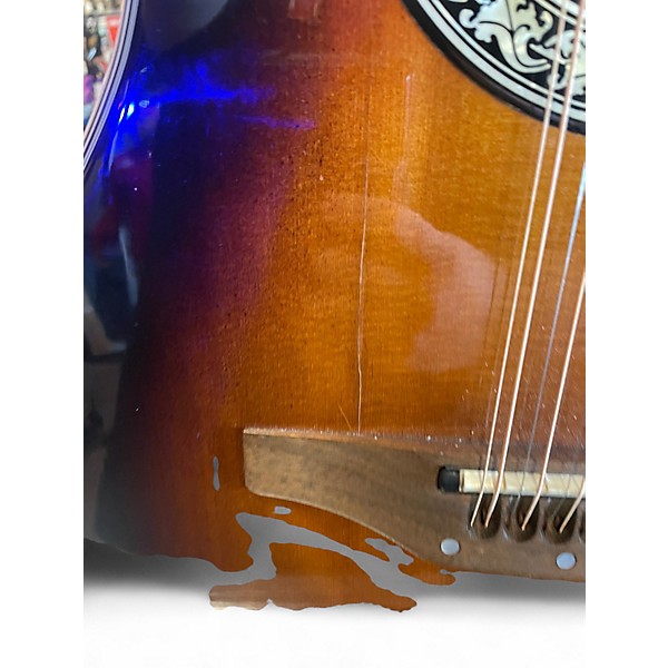 Used Ovation 1615 3 Color Sunburst 12 String Acoustic Electric Guitar