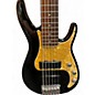 Vintage 1990s Peavey Axcelerator Black Sparkle Electric Bass Guitar