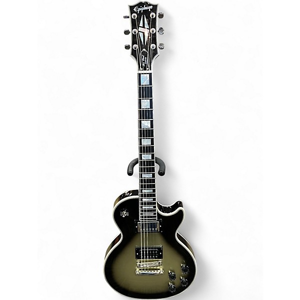 Used Epiphone Adam Jones Les Paul Custom Silver Burst Solid Body Electric Guitar