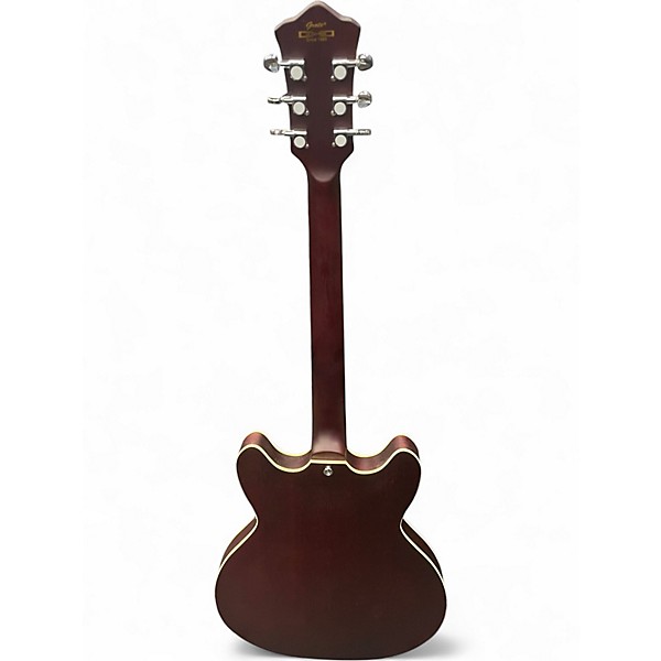 Used Grote 335 Style Trans Purple Hollow Body Electric Guitar