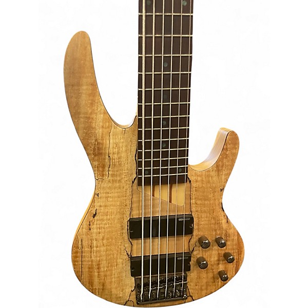 Used ESP LTD B206SM 6 String Spalted Maple Electric Bass Guitar