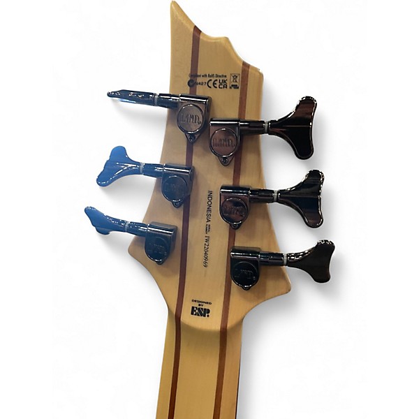 Used ESP LTD B206SM 6 String Spalted Maple Electric Bass Guitar