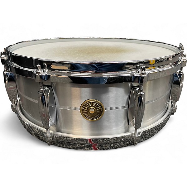 Used Gretsch Drums 6.5X14 USA CUSTOM SOLID ALUMINUM SNARE ALUMINUM Drum