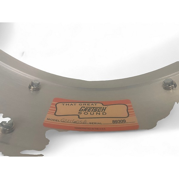 Used Gretsch Drums 6.5X14 USA CUSTOM SOLID ALUMINUM SNARE ALUMINUM Drum