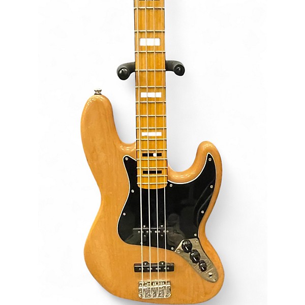 Used Squier Classic Vibe 70s Jazz Bass Natural Electric Bass Guitar