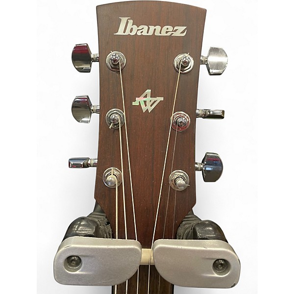 Used Ibanez AW54CE Mahogany Acoustic Electric Guitar
