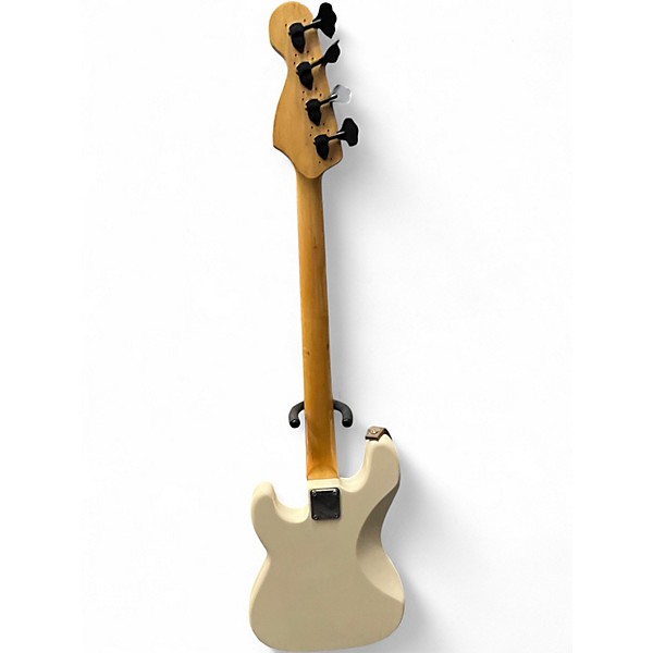 Used Squier Precision Bass Alpine White Electric Bass Guitar
