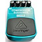 Used Behringer CS400 Compressor Sustainer Effect Pedal thumbnail