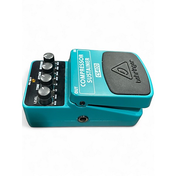 Used Behringer CS400 Compressor Sustainer Effect Pedal