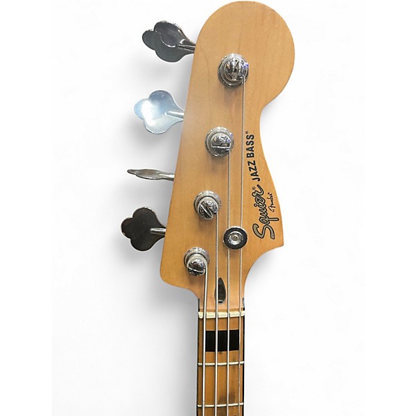 Used Squier Classic Vibe 70s Jazz Bass Natural Electric Bass Guitar
