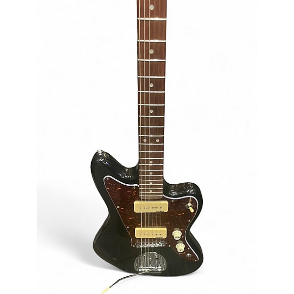 Used Vintage V65 Black Solid Body Electric Guitar