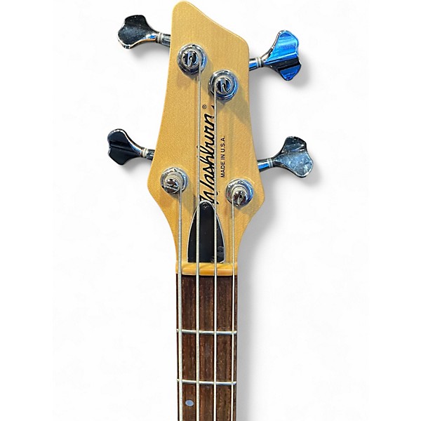 Used 1990s Washburn XB-900 Trans Red Electric Bass Guitar