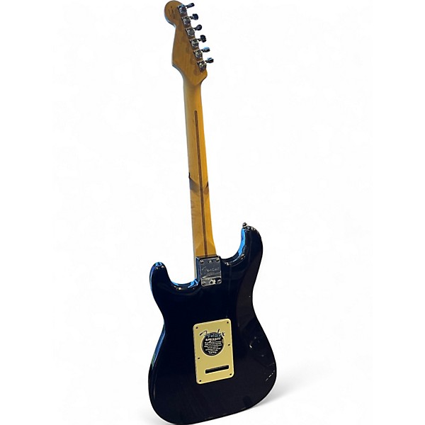 Used 2000 Fender American Deluxe Stratocaster Black Solid Body Electric Guitar