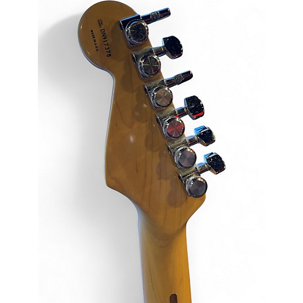 Used 2000 Fender American Deluxe Stratocaster Black Solid Body Electric Guitar