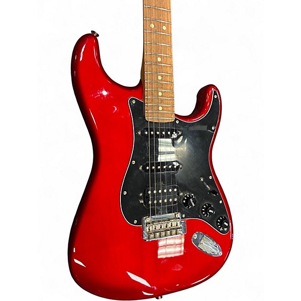Used Fender Player Stratocaster HSS Candy Apple Red Solid Body Electric Guitar
