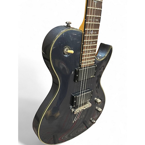 Used Schecter Guitar Research damien solo elite Blue Solid Body Electric Guitar