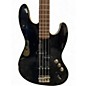 Used Fender Aerodyne Jazz Bass Black Electric Bass Guitar