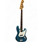 Used Fender Standard Jazz Bass Blue Electric Bass Guitar thumbnail