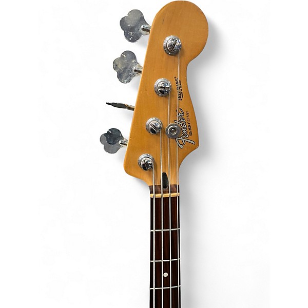 Used Fender Standard Jazz Bass Blue Electric Bass Guitar
