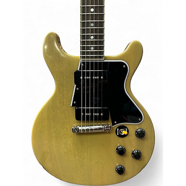 Used Epiphone INSPIRED BY GIBSON LES PAUL SPECIAL DOUBLE CUT TV Yellow Solid Body Electric Guitar