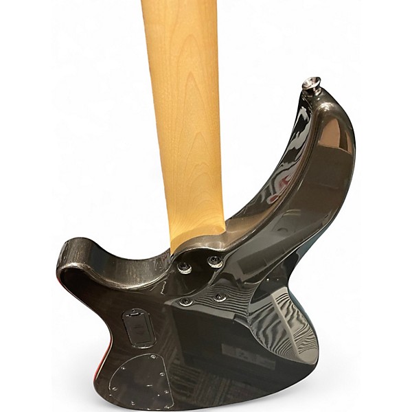 Used Mitchell MB200 Metal Gray Electric Bass Guitar