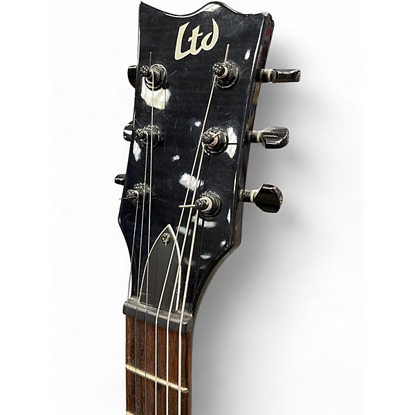 Used ESP LTD Viper 100FM Trans Black Solid Body Electric Guitar