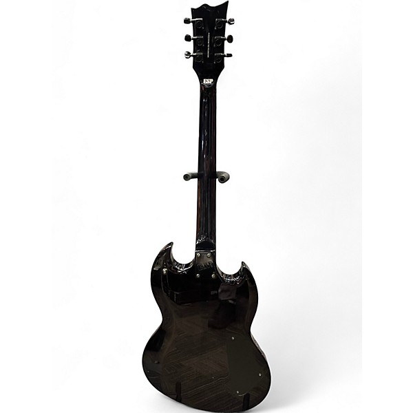 Used ESP LTD Viper 100FM Trans Black Solid Body Electric Guitar