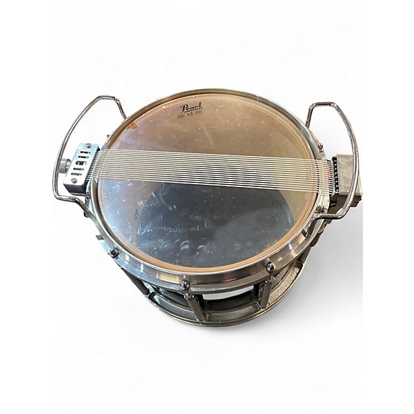 Used Pearl 13in MARCHING PERCUSSION Black Chrome Drum