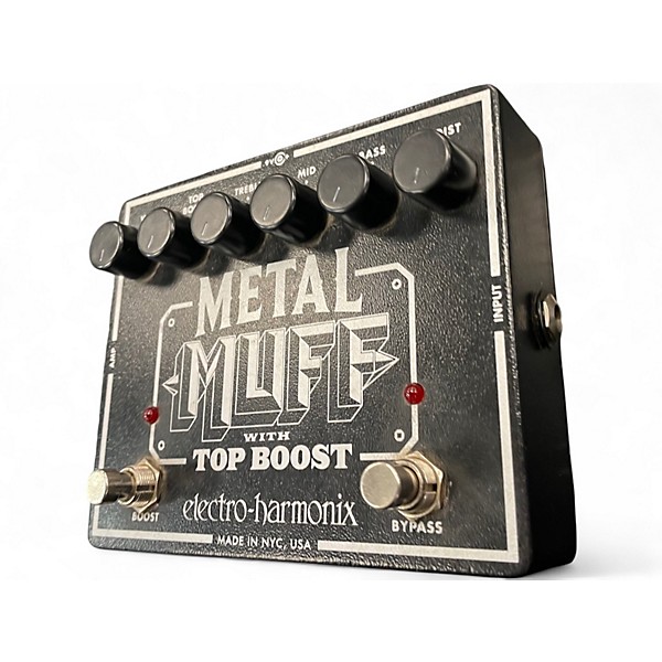 Used Electro-Harmonix Metal Muff Distortion With Top Boost Effect Pedal