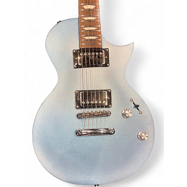 Used Eart LP610 Ocean Blue Solid Body Electric Guitar