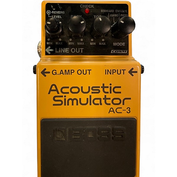 Used BOSS AC3 Acoustic Simulator Effect Pedal
