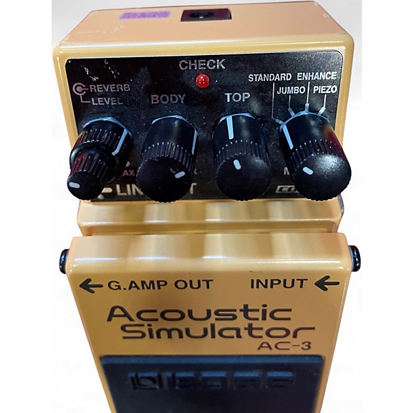 Used BOSS AC3 Acoustic Simulator Effect Pedal