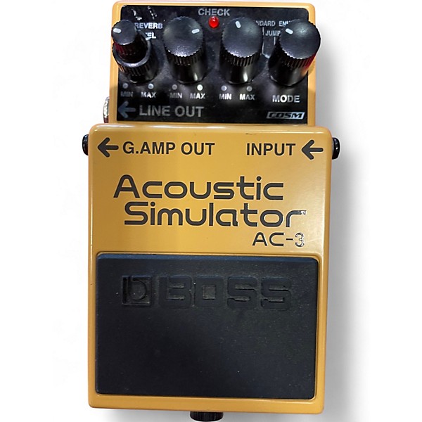 Used BOSS AC3 Acoustic Simulator Effect Pedal