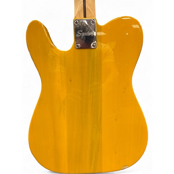 Used Squier Sonic Telecaster Butterscotch Solid Body Electric Guitar