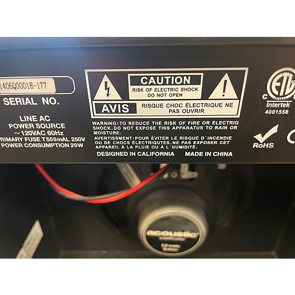 Used Acoustic G10 10W 1X8 Guitar Combo Amp