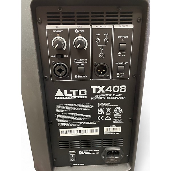 Used Alto TX408 Powered Speaker