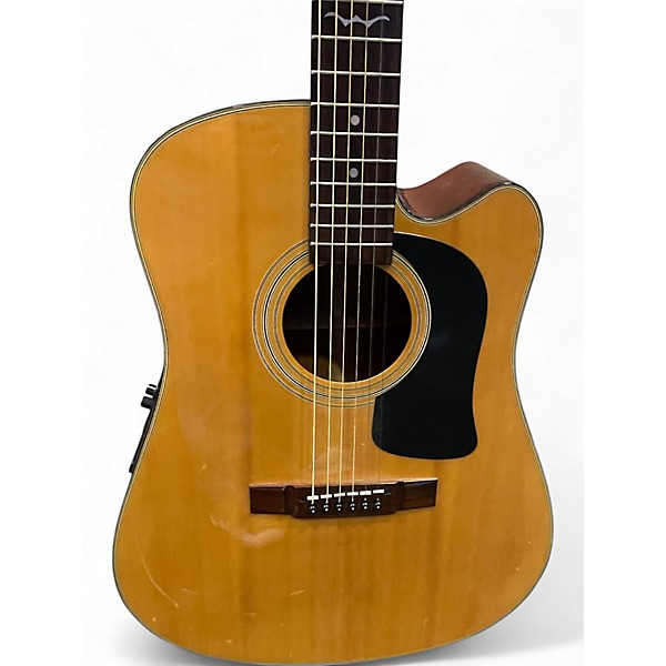 Used Washburn D12CE NATURAL Acoustic Electric Guitar