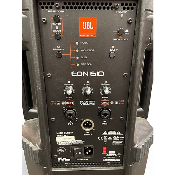 Used JBL EON610 Powered Speaker
