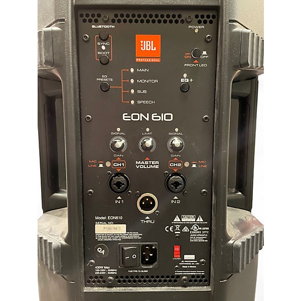 Used JBL EON610 Powered Speaker