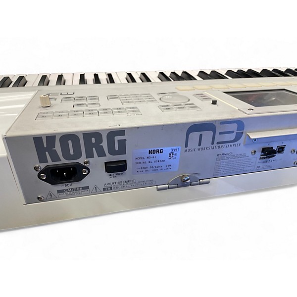 Used KORG M3 61 Key Keyboard Workstation